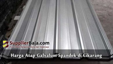 Harga Atap Galvalum Spandek di Cikarang