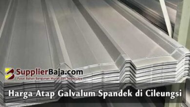 Harga Atap Galvalum Spandek di Cileungsi