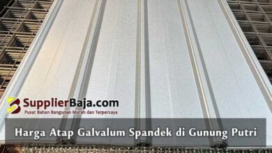 Harga Atap Galvalum Spandek di Gunung Putri