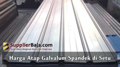 Harga Atap Galvalum Spandek di Setu