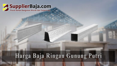 Harga Baja Ringan Gunung Putri
